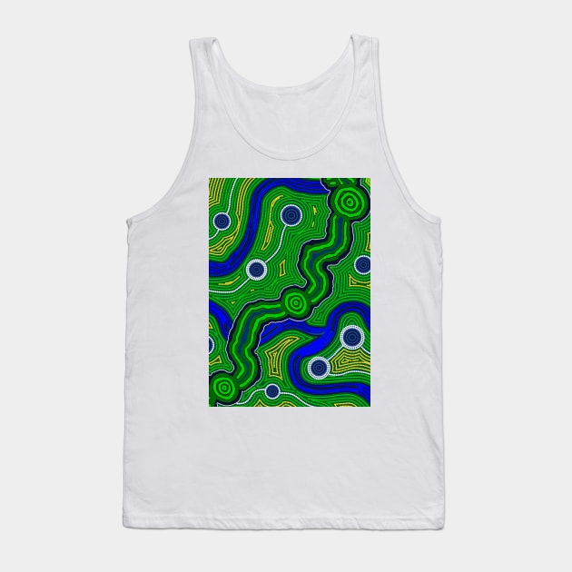 Aboriginal Art - Trans Railway 2 Tank Top by hogartharts